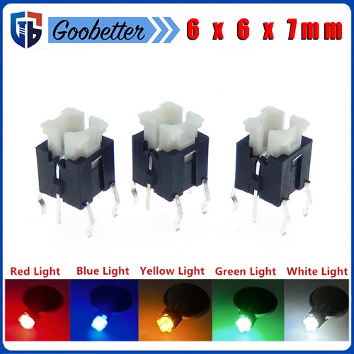 Interruttore 7 mm led - x,
