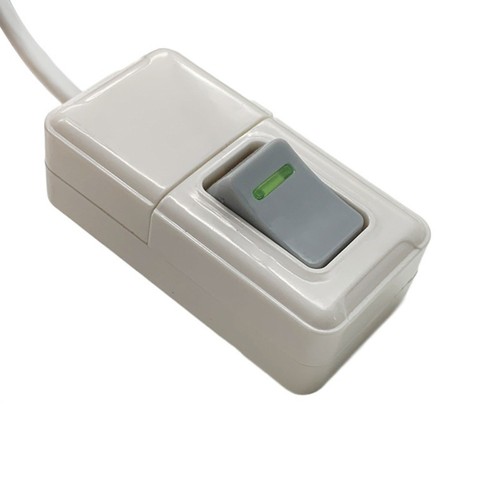 Interruttore pulsante bianco - a,