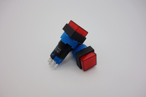 2pz ritaglio 12mm rosso - 2pz, led