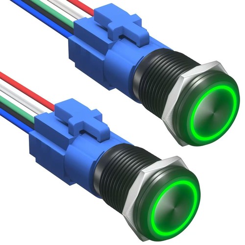 2pcs 16mm interruttore - 16mm, di
