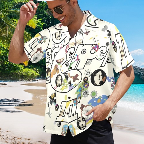 Camicia hawaiana con - , bottoni