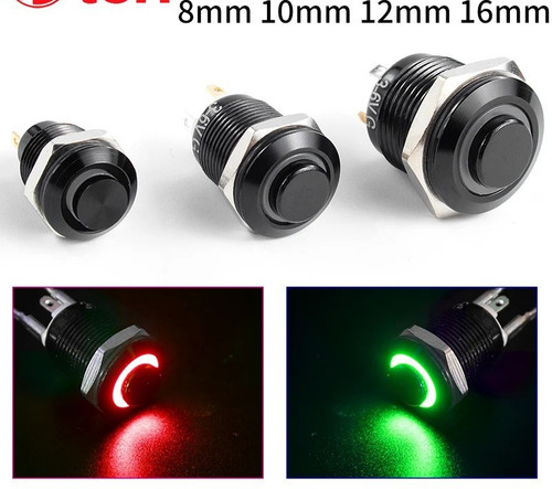 Interruttore pulsante led - led, in