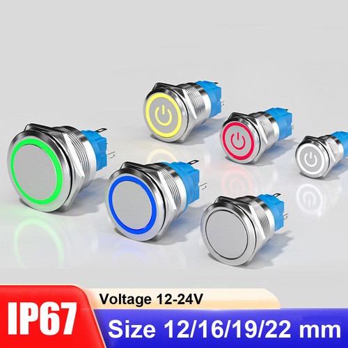 Interruttore 12mm 22mm - 12mm-22mm, 12v
