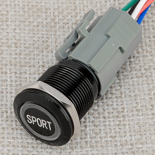 Pulsante led perno cavo - pulsante,
